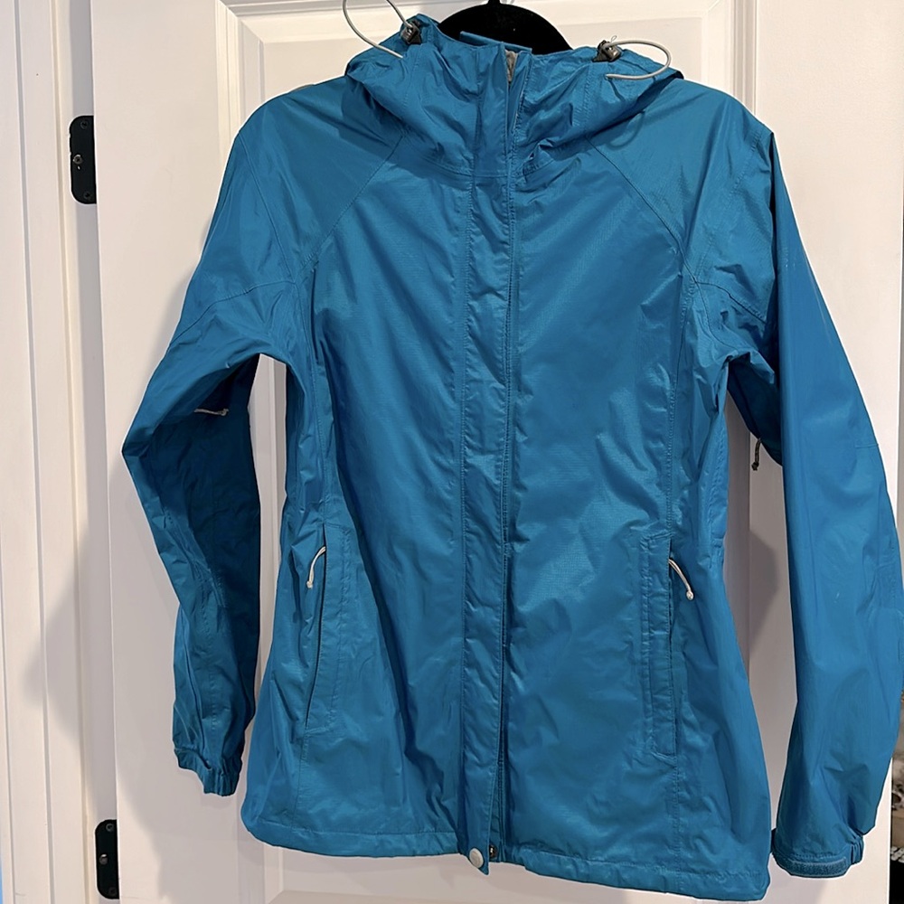 Blue EMS women’s Small System 3 Rain Jacket/Windbreaker